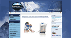 Desktop Screenshot of hypoxico.cz